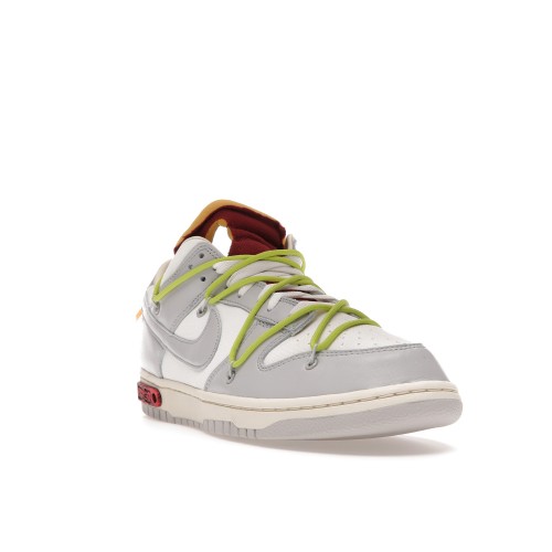 Кроссы Nike Dunk Low Off-White Lot 8 - мужская сетка размеров
