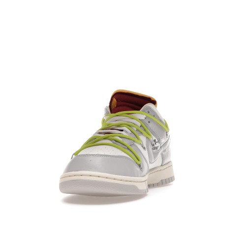 Кроссы Nike Dunk Low Off-White Lot 8 - мужская сетка размеров