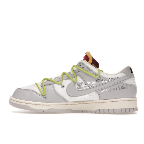 Кроссы Nike Dunk Low Off-White Lot 8 - мужская сетка размеров