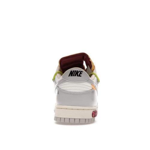 Кроссы Nike Dunk Low Off-White Lot 8 - мужская сетка размеров