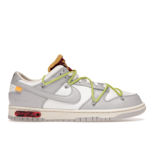 Кроссы Nike Dunk Low Off-White Lot 8 - мужская сетка размеров
