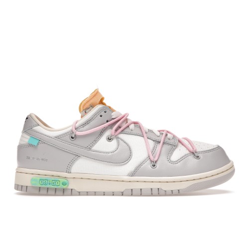 Кроссы Nike Dunk Low Off-White Lot 9 - мужская сетка размеров