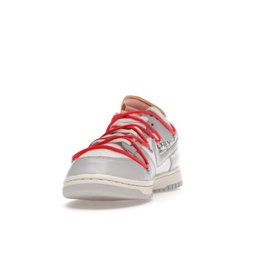 Кроссы Nike Dunk Low Off-White Lot 6 - мужская сетка размеров
