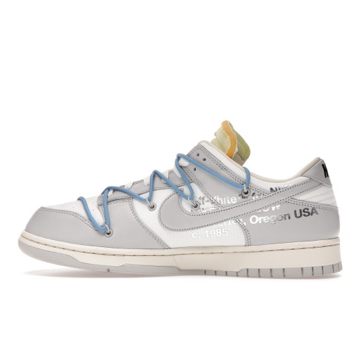 Кроссы Nike Dunk Low Off-White Lot 5 - мужская сетка размеров
