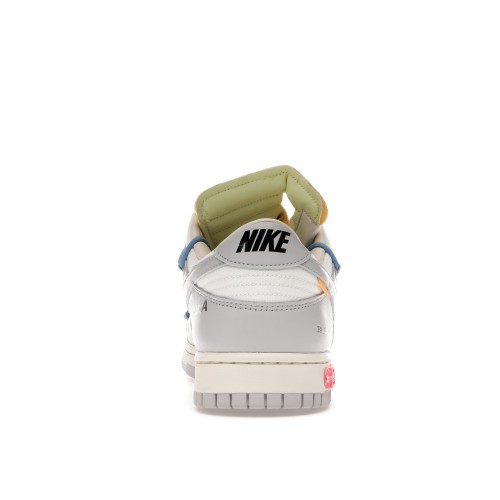 Кроссы Nike Dunk Low Off-White Lot 5 - мужская сетка размеров
