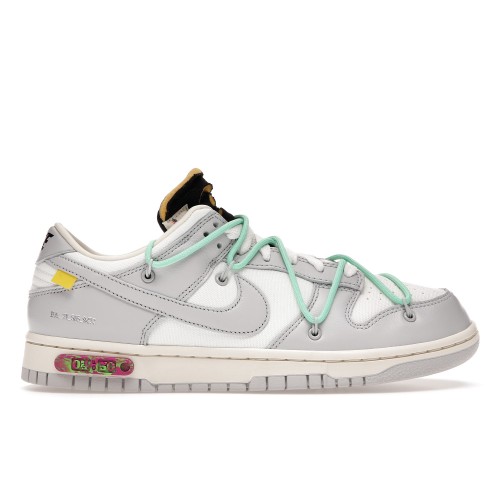 Кроссы Nike Dunk Low Off-White Lot 4 - мужская сетка размеров