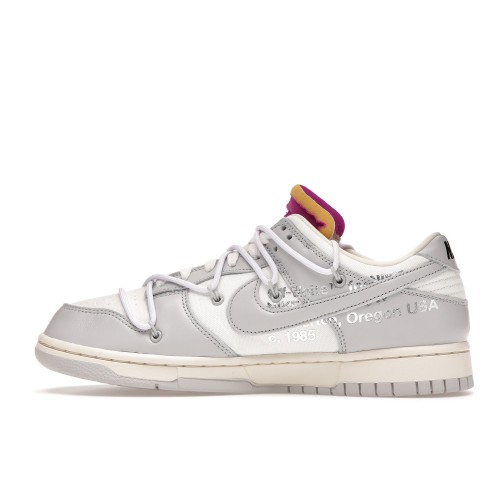 Кроссы Nike Dunk Low Off-White Lot 3 - мужская сетка размеров