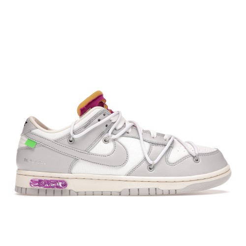 Кроссы Nike Dunk Low Off-White Lot 3 - мужская сетка размеров