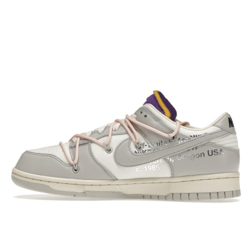 Кроссы Nike Dunk Low Off-White Lot 24 - мужская сетка размеров