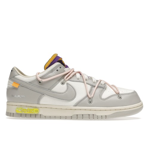 Кроссы Nike Dunk Low Off-White Lot 24 - мужская сетка размеров