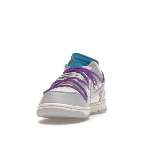 Кроссы Nike Dunk Low Off-White Lot 47 - мужская сетка размеров