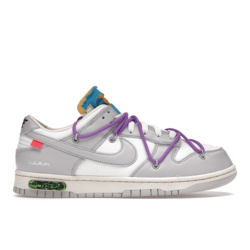 Кроссы Nike Dunk Low Off-White Lot 47 - мужская сетка размеров