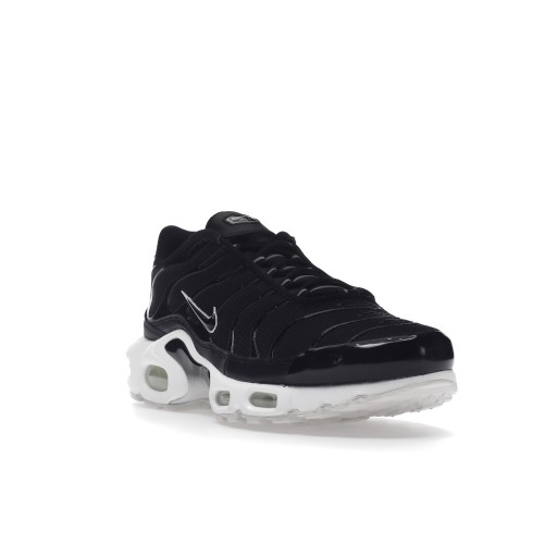 Кроссы Nike Air Max Plus Black White (W) - женская сетка размеров