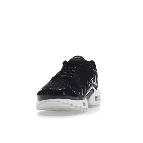 Кроссы Nike Air Max Plus Black White (W) - женская сетка размеров