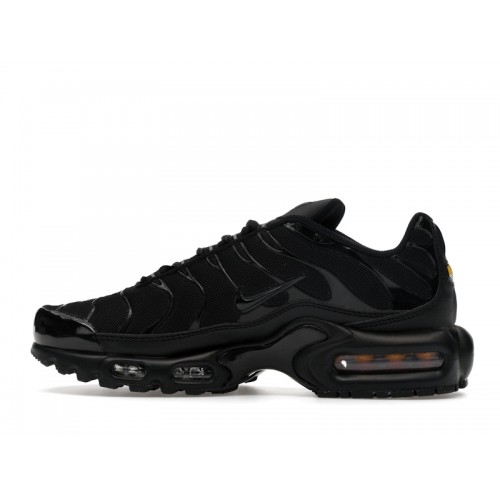 Nike Wmns Air Max Plus Triple Black - женская сетка размеров