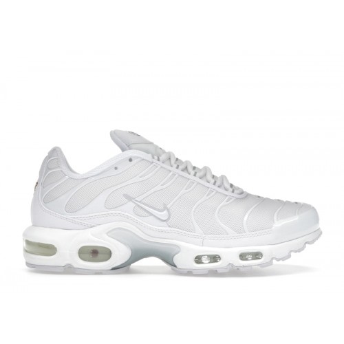 Nike Wmns Air Max Plus Triple White - женская сетка размеров
