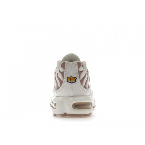 Кроссы Nike Air Max Plus White Pink Oxford (W) - женская сетка размеров