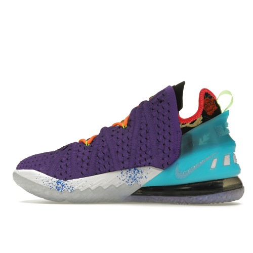 Кроссы Nike LeBron 18 Best 10–18 Psychic Purple - мужская сетка размеров