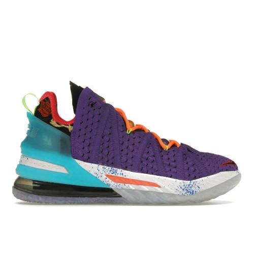 Кроссы Nike LeBron 18 Best 10–18 Psychic Purple - мужская сетка размеров