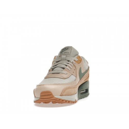 Nike Air Max 90 Premium Light Bone Dutch Green - мужская сетка размеров