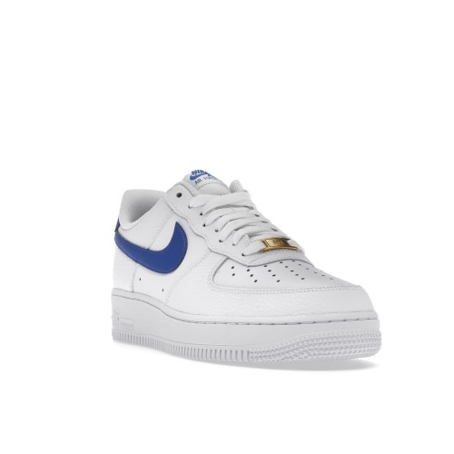 Кроссы Nike Air Force 1 Low White Royal Blue - мужская сетка размеров