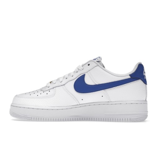 Кроссы Nike Air Force 1 Low White Royal Blue - мужская сетка размеров