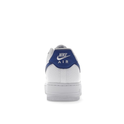 Кроссы Nike Air Force 1 Low White Royal Blue - мужская сетка размеров