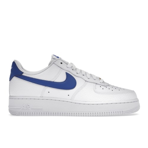 Кроссы Nike Air Force 1 Low White Royal Blue - мужская сетка размеров