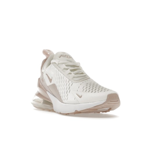 Кроссы Nike Air Max 270 Essential Summit White Light Pink (W) - женская сетка размеров