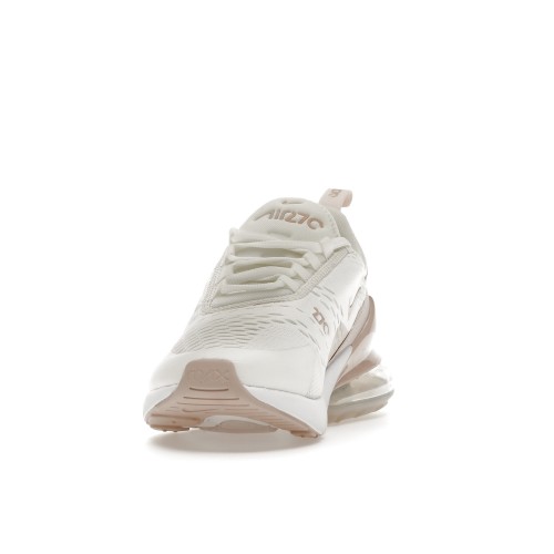 Кроссы Nike Air Max 270 Essential Summit White Light Pink (W) - женская сетка размеров