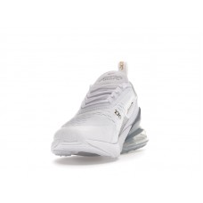 Женские Nike Air Max 270 White Metallic Gold (W)