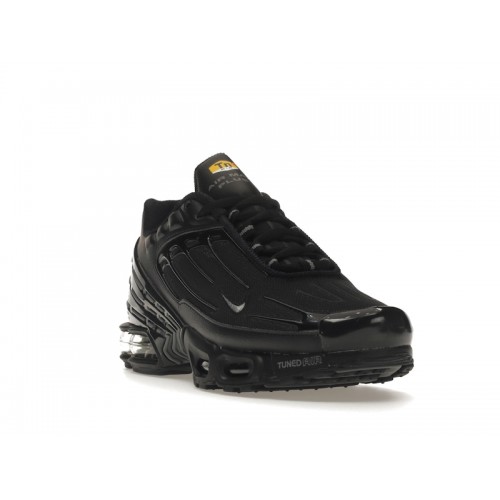 Кроссы Nike Air Max Plus 3 Black Grey (GS) - подростковая сетка размеров