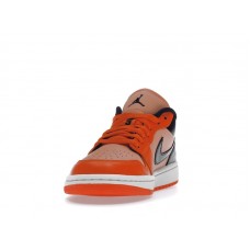 Женские Jordan 1 Low Orange Black (W)