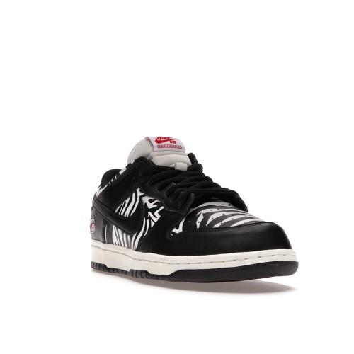 Кроссы Nike SB Dunk Low OG QS Quartersnacks Zebra - мужская сетка размеров