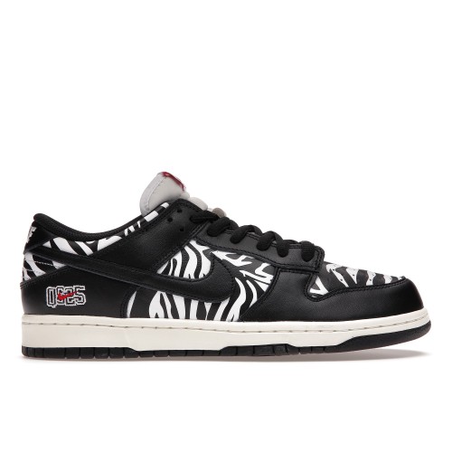 Кроссы Nike SB Dunk Low OG QS Quartersnacks Zebra - мужская сетка размеров