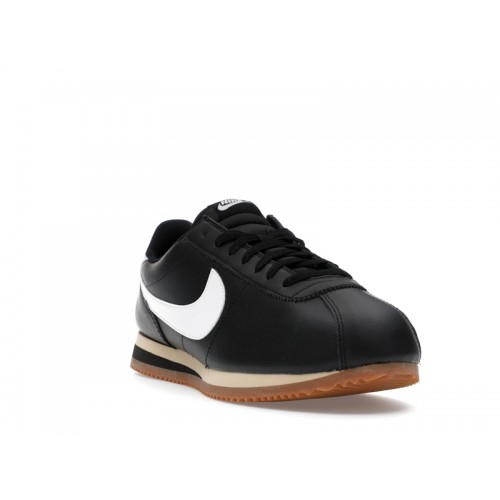 Nike Cortez Black Gum Medium Brown Sesame White - мужская сетка размеров