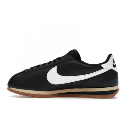 Nike Cortez Black Gum Medium Brown Sesame White - мужская сетка размеров