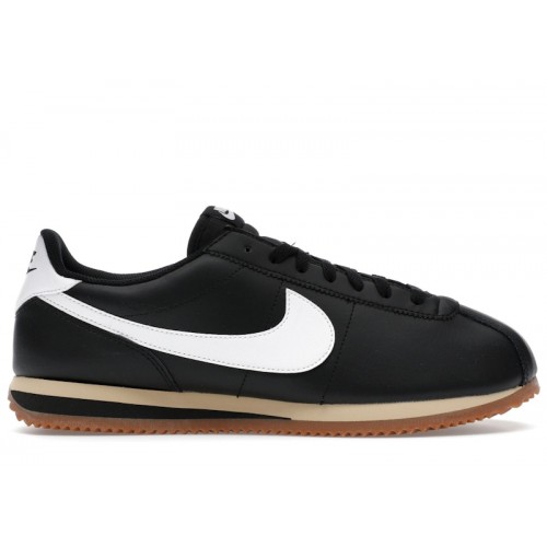 Nike Cortez Black Gum Medium Brown Sesame White - мужская сетка размеров