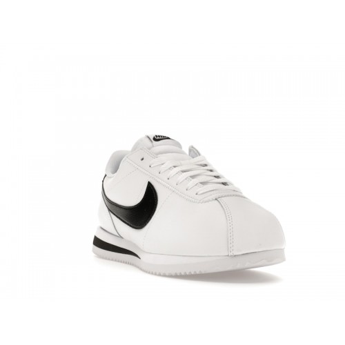Кроссы Nike Cortez White Black - мужская сетка размеров