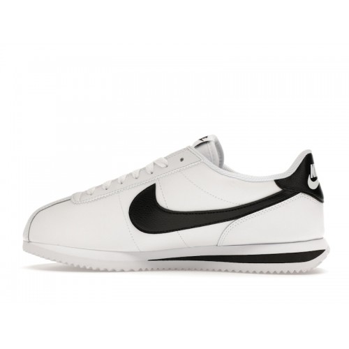 Кроссы Nike Cortez White Black - мужская сетка размеров