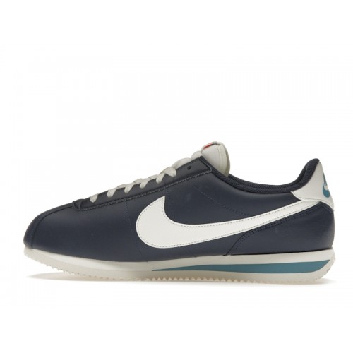 Кроссы Nike Cortez Midnight Navy - мужская сетка размеров