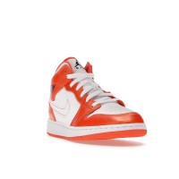 Подростковые Jordan 1 Mid Metallic Orange (GS)