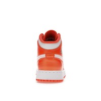 Подростковые Jordan 1 Mid Metallic Orange (GS)