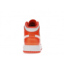 Подростковые Jordan 1 Mid Metallic Orange (GS)