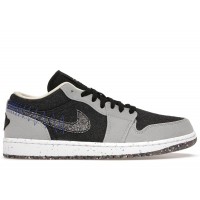 Jordan 1 Low SE Crater Black Grey