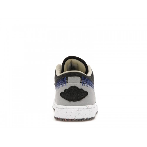 Кроссы Jordan 1 Low SE Crater Black Grey - мужская сетка размеров