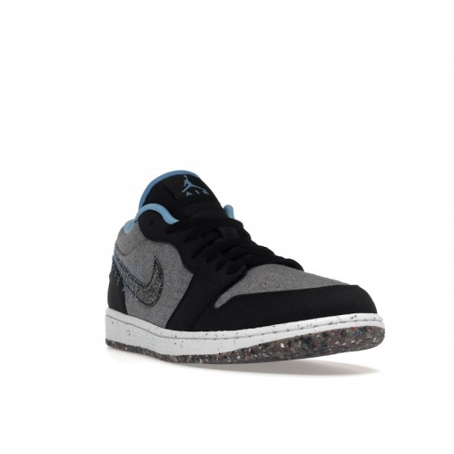 Кроссы Jordan 1 Low SE Crater Grey University Blue - мужская сетка размеров