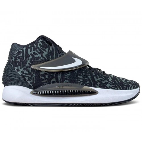 Кроссы Nike KD 14 TB Black White - мужская сетка размеров