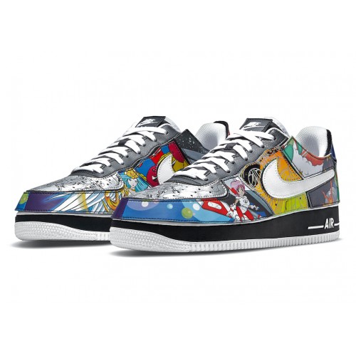 Кроссы Nike Air Force 1/1 Low Mighty Swooshers - мужская сетка размеров