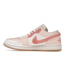 Женские Jordan 1 Low SE Mighty Swooshers Pink (W)